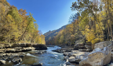 Breaks, looking upstream 2021