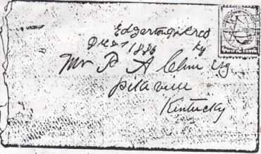 Letter from Anderson Hatfield