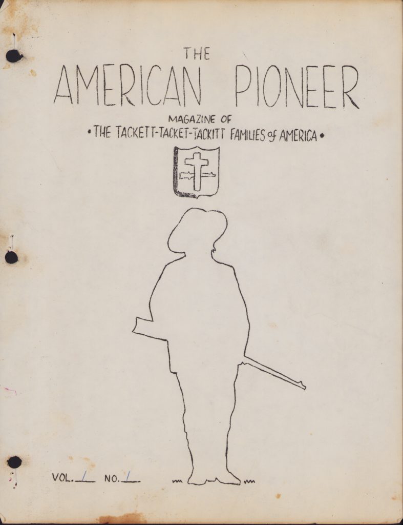 FROM THE PAGES OF THE AMERICAN PIONEER VOL.1 NO.3