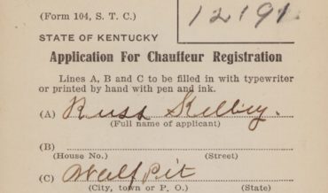 Application for Chauffeur Registration