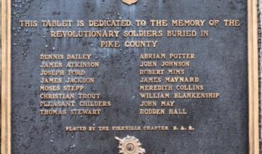 Revolutionary Soldiers Buried in Pike County Kentucky