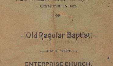 The New Salem Association Minutes 1893