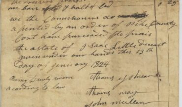 Isaac Little Estate Settlement