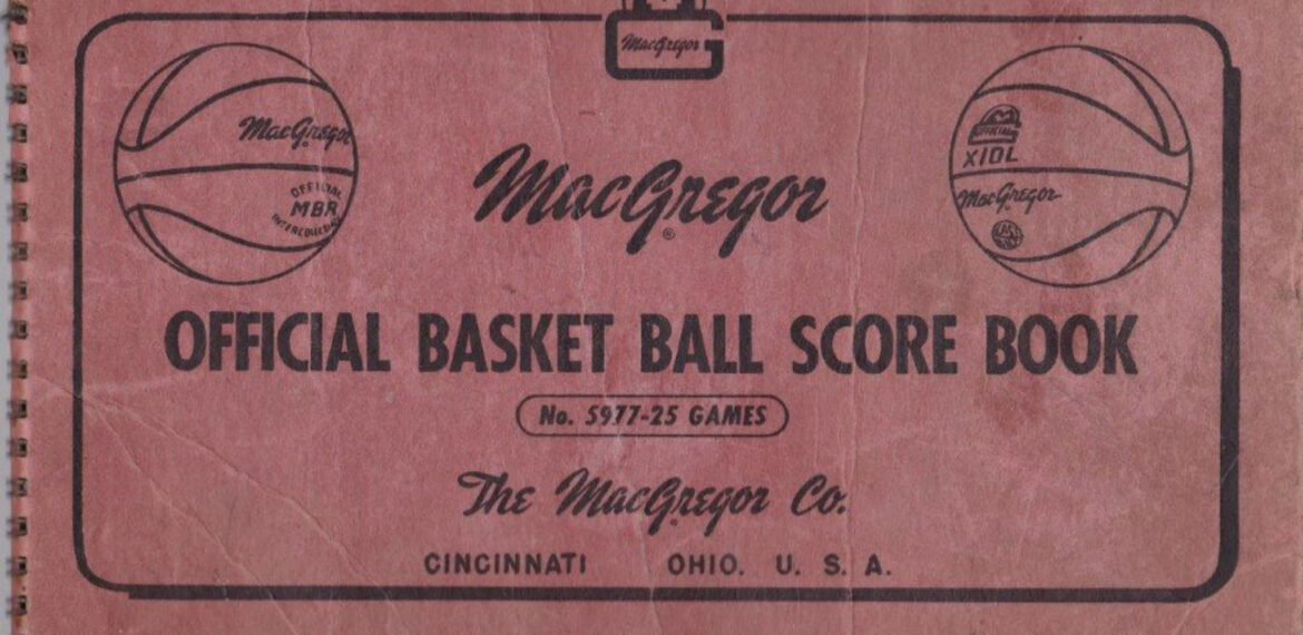 Pike County Basketball 1954/55 Score Book