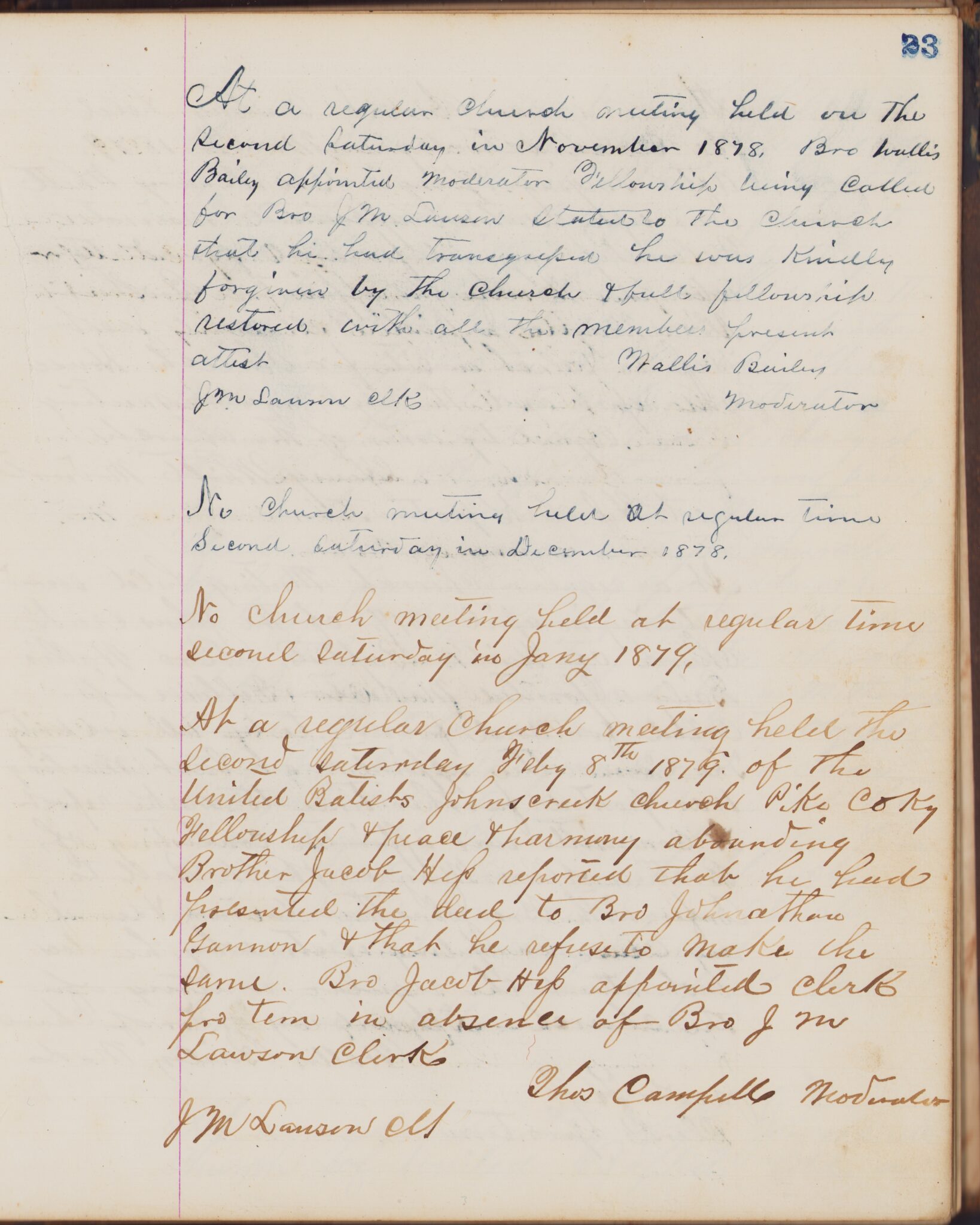 John's Creek United Baptist Church Pike County Historical Society