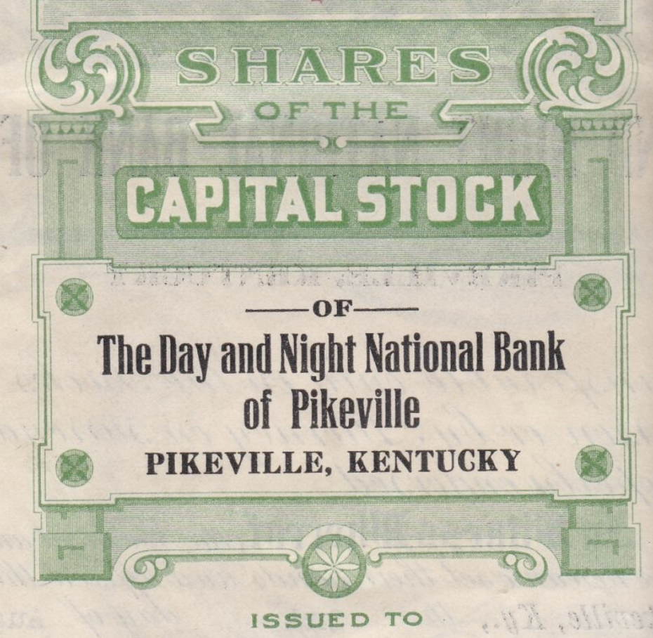 THE DAY & NIGHT NATIONAL BANK OF PIKEVILLE